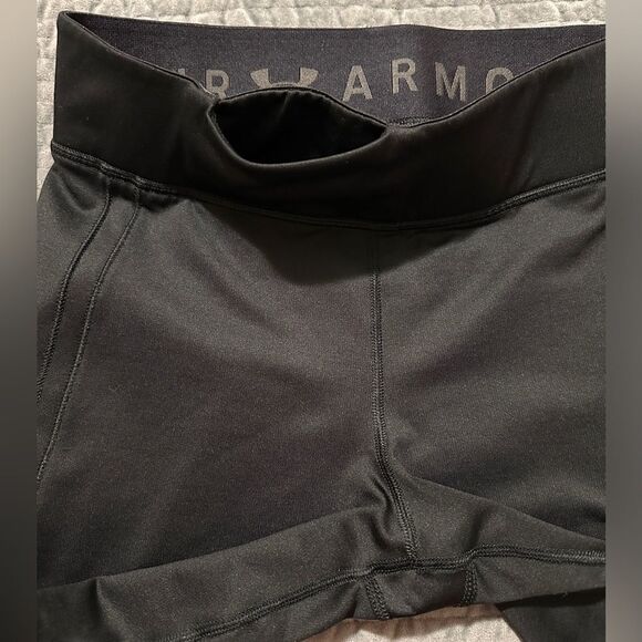 UNDER ARMOUR WOMENS LEGGINGS HeatGear Compression Leggings Black size XS - Picture 14 of 17